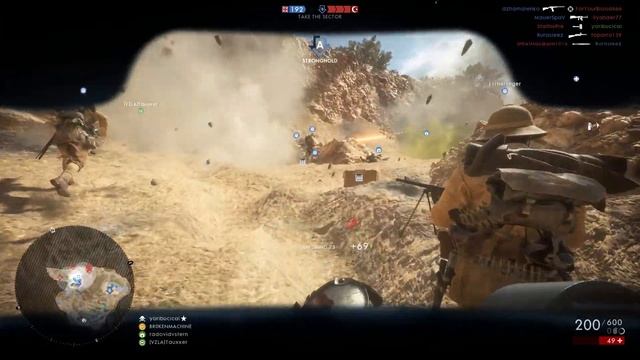 Battlefield 1 Controller Player Beasting On PC 😍 смотреть онлайн