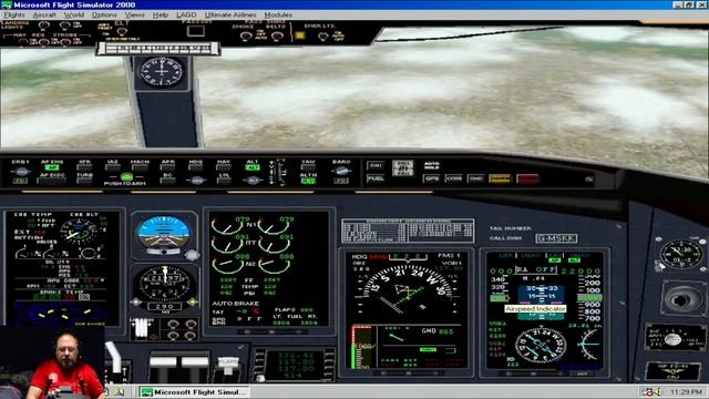 Flight Simulator 2000 || KLAS - KSAN || IBM NetVista, P4, 256mb, Radeon 7000, W98 смотреть онлайн