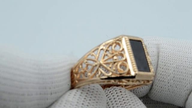 Мужское кольцо 31-0234 (Au 585) - Золотой Запасъ смотреть онлайн