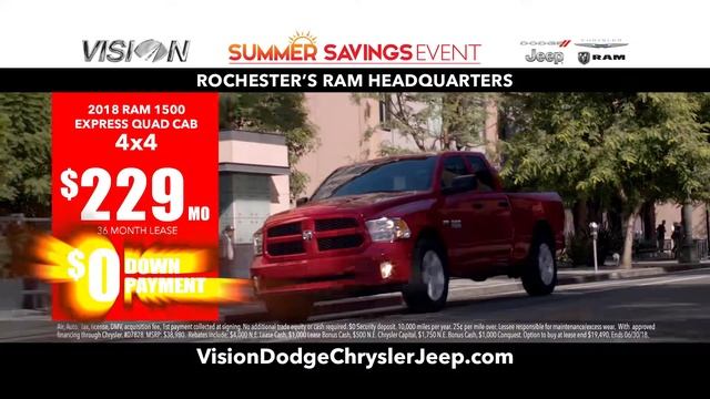 Vision Dodge Chrysler Jeep Ram Summer Savings Event with RAM! смотреть онлайн