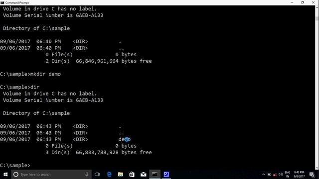 Dos Video Tutorial Series - 3 RD, RMDIR, MD, MKDIR Command in MS DOS смотреть онлайн