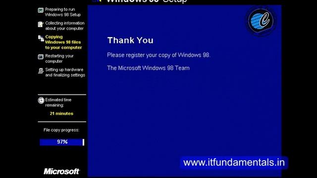 Part 23 : Operating System Installation - Windows 98 смотреть онлайн