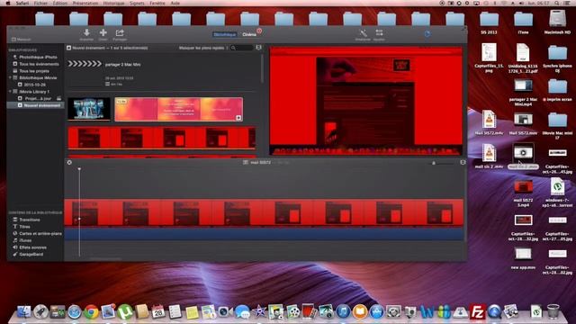pb imovie 10 ( os X mavericks) résolu le filtrage rouge sur fichier MOV by SIS72 смотреть онлайн