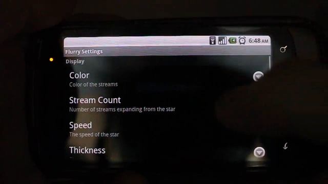 Flurry Live Wallpaper смотреть онлайн