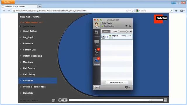 Using Visual Voicemail in Cisco Jabber for Mac смотреть онлайн