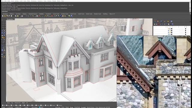 CGI Montage: Recreating Hatley Castle in 3D with Rhino, Cinema4D & Redshift Timelapse смотреть онлайн