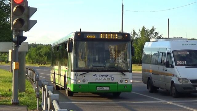 Автобус ЛиАЗ-5292.22 "Мосгортранс" с маршрутом №885 "3 мкр. Новокосина - 3-й кв. Люберецких Полей" смотреть онлайн