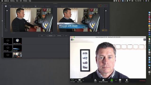Wirecast Tutorial: Using Screen Capture to bring a Zoom Meeting into Wirecast for Mac OS смотреть онлайн