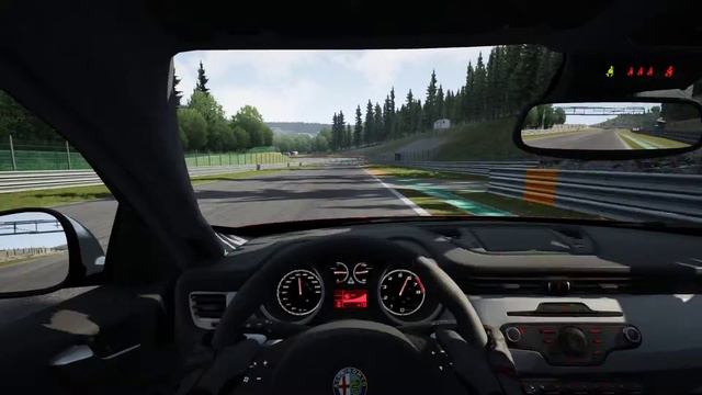 Assetto Corsa Alfa Romeo Giulietta Quadrifoglio Verde Spa Francorchamps Onboard смотреть онлайн