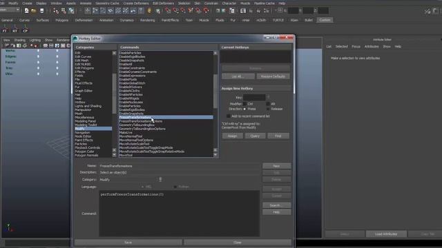 How to Create Hotkeys In Maya(HINDI). смотреть онлайн