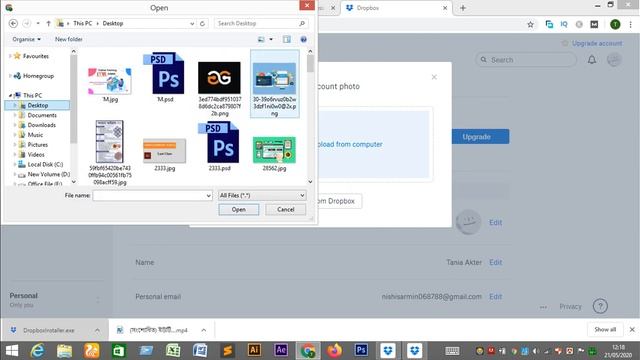 Dropbox account create and file upload complete tutorial in bangla смотреть онлайн