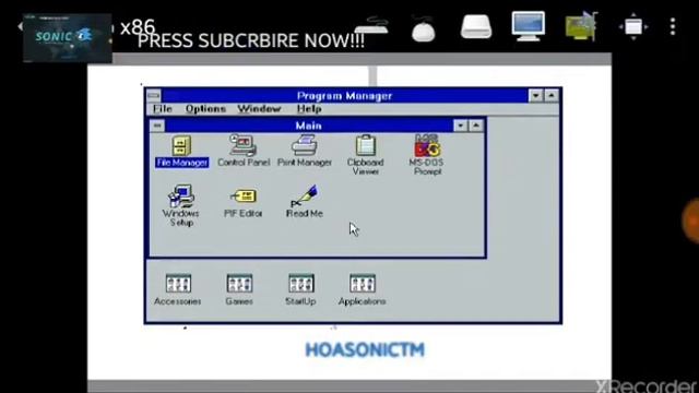 Windows 3.1 on Android смотреть онлайн