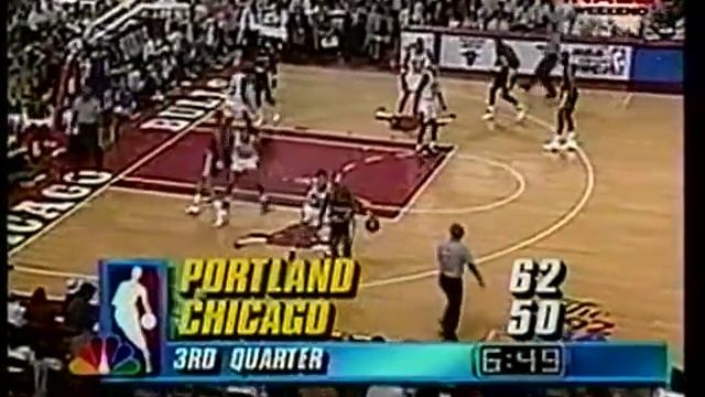 Bulls vs Blazers Game 6 of 1992 NBA Finals Bulls 2nd Championship смотреть онлайн