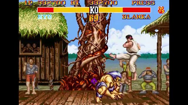Street Fighter 2 Turbo Hyper Fighting Ryu Gameplay Snes смотреть онлайн