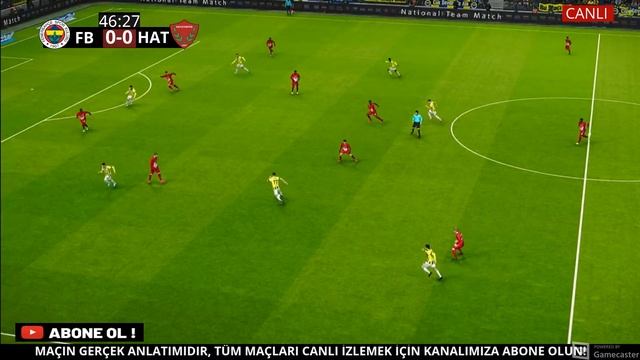FENERBAHÇE HATAYSPOR MAÇI CANLI İZLE