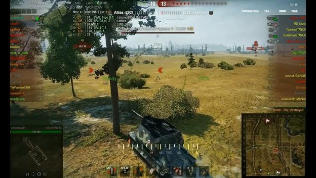 WoT 0.9.3 - FCM 36 Pak 40 - Prokhorovka - Top Gun & High Caliber & Mastery Badge "Ace Tanker" смотреть онлайн