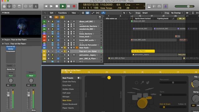 Drummer in Logic X Pro – Producer Kits смотреть онлайн