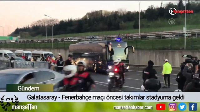 Galatasaray ve Fenerbahçe Takımlarının Stada Geliş Anları! Taraftardan Müthiş Karşılama! смотреть онлайн