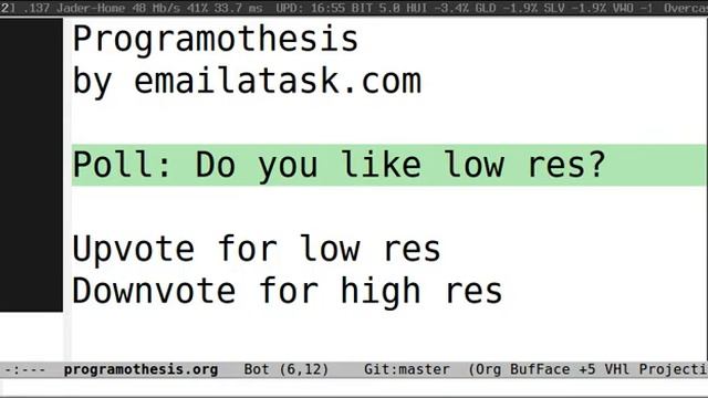 Poll - Do you like low resolution? смотреть онлайн