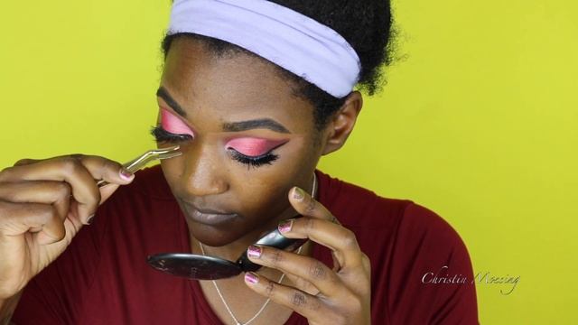 Cranberry Eye| Watch Me Blush Palette| Full Face Makeup| Christin Mossing| Dark Skin Makeup смотреть онлайн