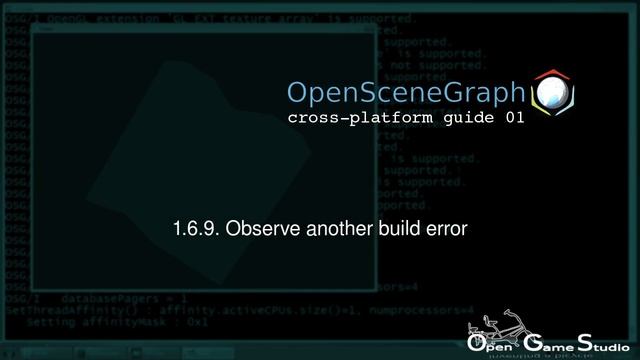 1.6. Build and run sample OSG application under Windows. OpenSceneGraph cross-platform guide 01 смотреть онлайн