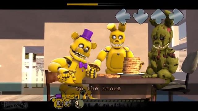 FNF Vs. FNaF 3 (FC) (WAFFLES) смотреть онлайн