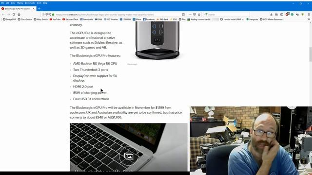 News - BlackMagic Designs new eGPU Pro for Mac смотреть онлайн