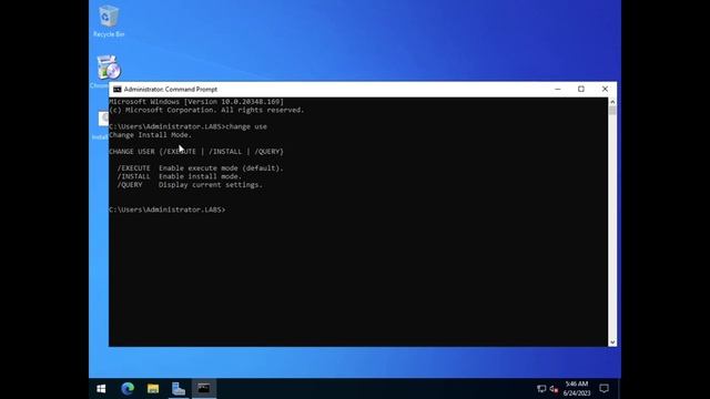 Install mode ou Execute mode no RDS WIndows Server 2022 смотреть онлайн