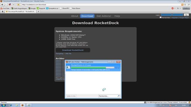 How To Get A RocketDock Bar For Windows xp,vista & 7 HD part 1 смотреть онлайн