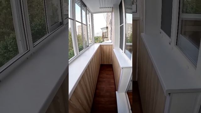 Крыша на балкон в Москве/Балкон под ключ с остеклением и выносом #shortvideo #москва смотреть онлайн