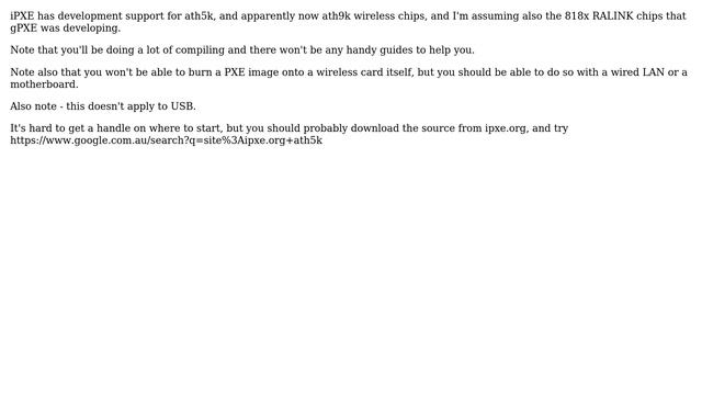 Is possible to boot on PXE over a WiFi device? (9 Solutions!!) смотреть онлайн