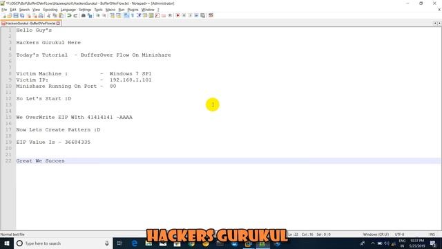Simple Buffer Overflow Exploitation On Mini Share Part -1 смотреть онлайн
