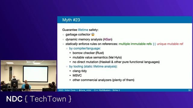 C++ MythBusters Strike 2 - Victor Ciura - NDC TechTown 2023 смотреть онлайн