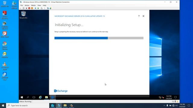 Install and Run Exchange server 2016 CU15 Setup part 1 on Server 2016 Part 9 смотреть онлайн