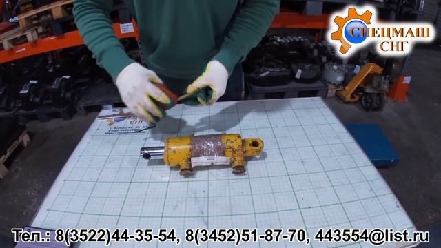 Гидроцилиндр подъема щетки КО-829.48.07.00-01 (КО-510.01.09.000-05, ЦГ-60.30Х85.22) смотреть онлайн