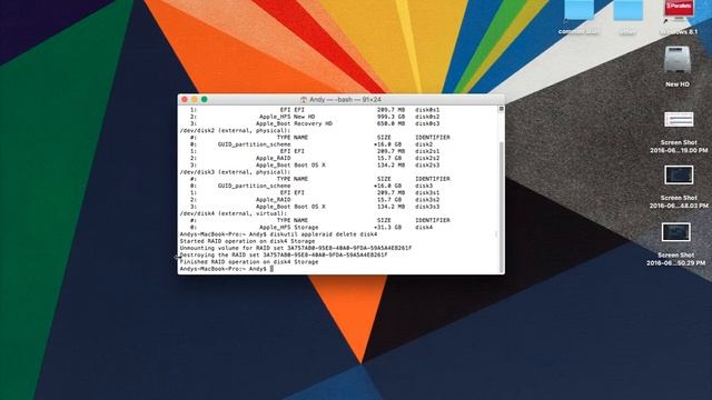 How to Delete Any Raid in Mac OS X El Capitan смотреть онлайн