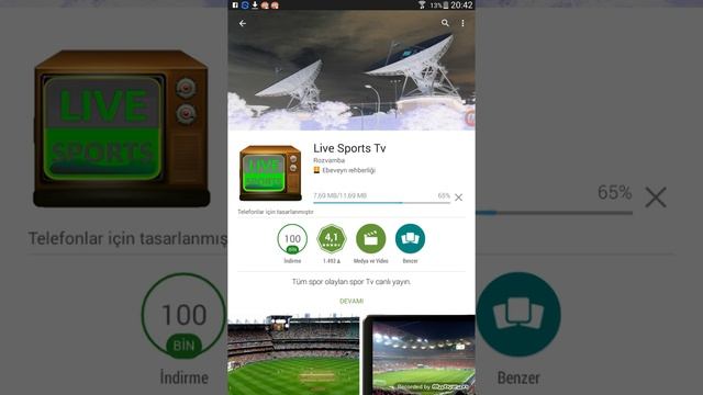 Android Bedava Spor izleme Programı смотреть онлайн