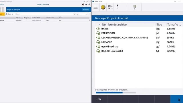 Sincronización datos de campo Trimble Sync Manager смотреть онлайн
