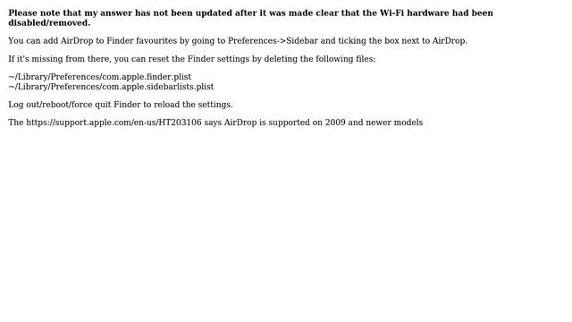 Apple: Can I force AirDrop to work on High Sierra without WiFi hardware? (2 Solutions!!) смотреть онлайн