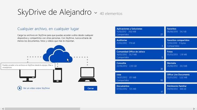 Windows 8 - SkyDrive смотреть онлайн