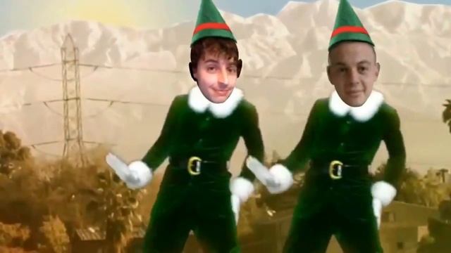 Weird people Dancing-Elf yourself app by Office max смотреть онлайн