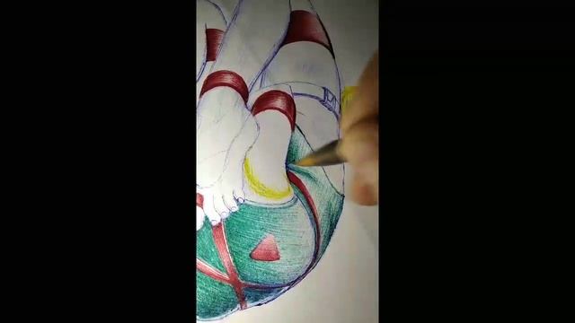 325 Drawing Street Fighter Cammy trapped in leather barefeet tickled смотреть онлайн