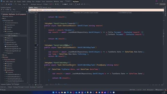 #7 .NET MAUI + ASP.NET Core Web API ile ToDo Uygulaması | MyTasker.Mobile Katmanı,ViewModels,Tabbar смотреть онлайн