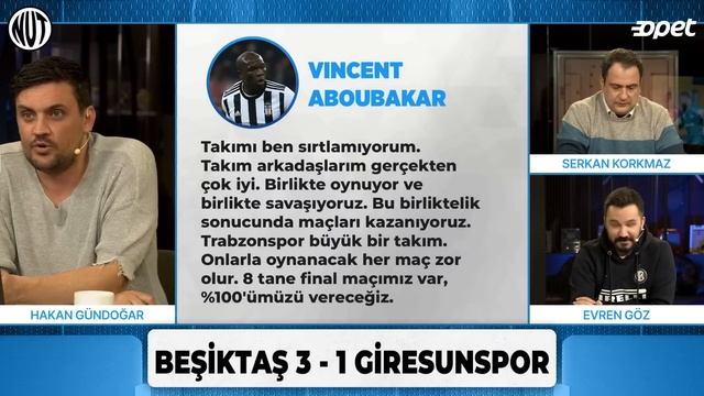 Beşiktaş 3 - 1 Giresunspor Maç Sonu | Redmond & Aboubakar | Süper Lig смотреть онлайн