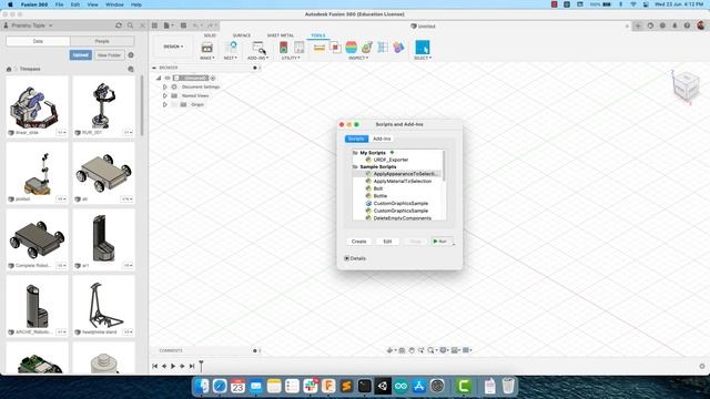 How to install Fusion2URDF Plugin || Use Autodesk Fusion 360 designs in ROS Simulation as URDF смотреть онлайн