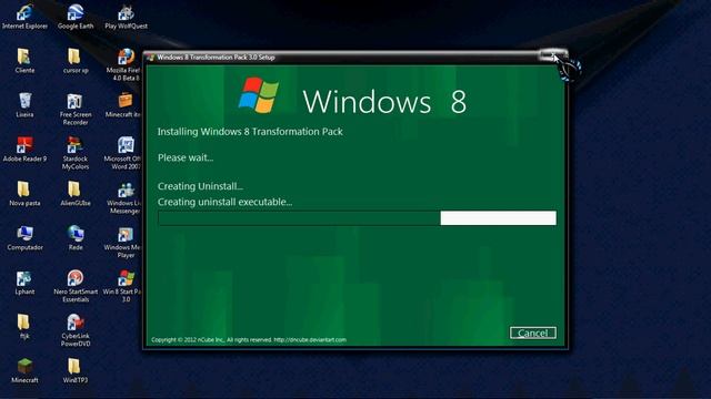 Como baixar o Windows 8 Transfomation Pack 3 p2/2 смотреть онлайн