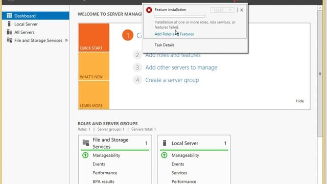 Windows Server 2012 - Installing Framework 3.5 смотреть онлайн