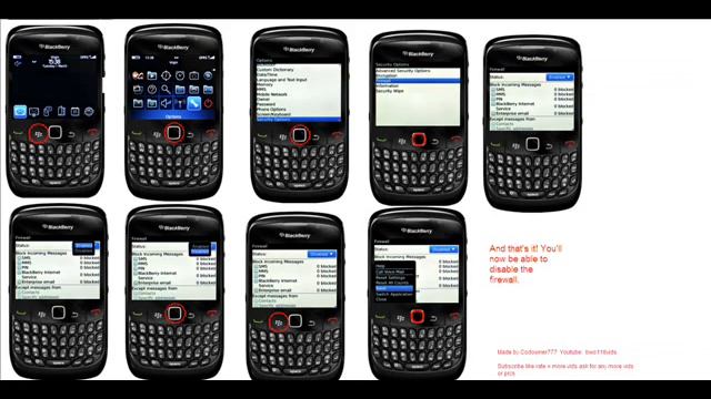 disable firewall blackberry step by step easy смотреть онлайн
