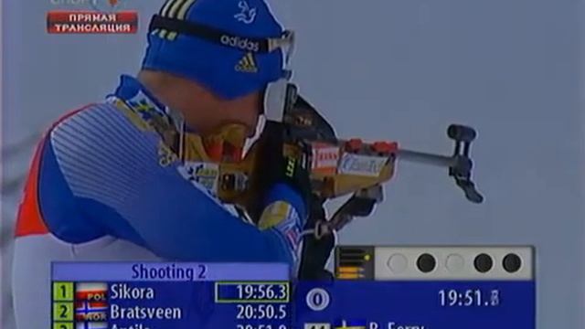 Биатлон. Кубок мира 2007-2008. 4 этап, Оберхоф. Мужской спринт смотреть онлайн