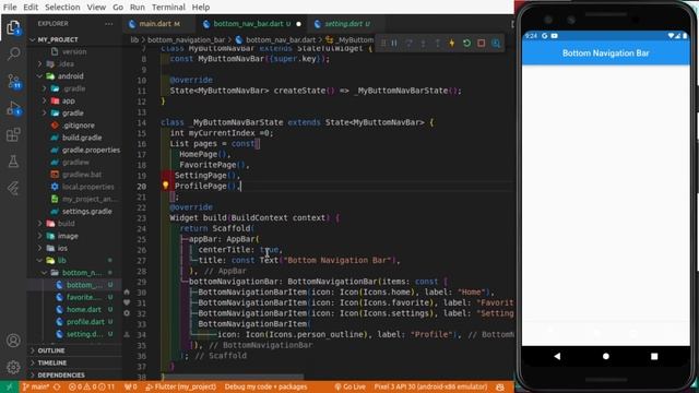 Bottom Navigation Bar Flutter | Flutter Bottom Navigation Bar смотреть онлайн